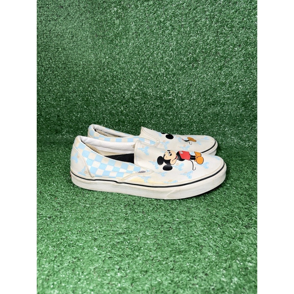 Disney Vans 50th Anniversary Classic Slip On Mickey Mouse Mens 10‎ Womens 11.5
